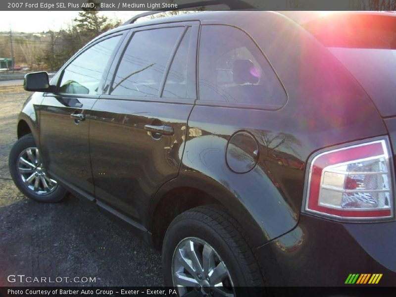 Black / Medium Light Stone 2007 Ford Edge SEL Plus AWD