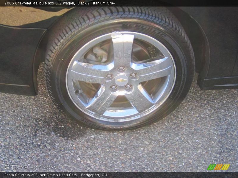 Black / Titanium Gray 2006 Chevrolet Malibu Maxx LTZ Wagon