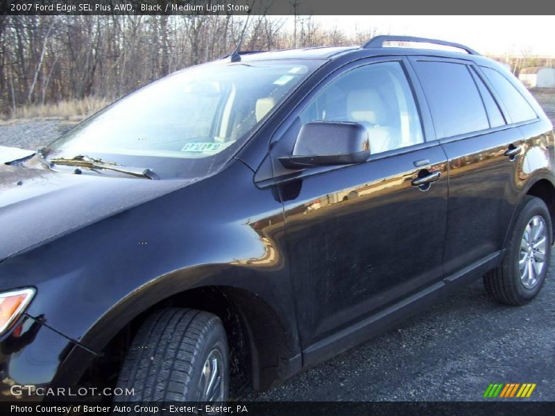 Black / Medium Light Stone 2007 Ford Edge SEL Plus AWD