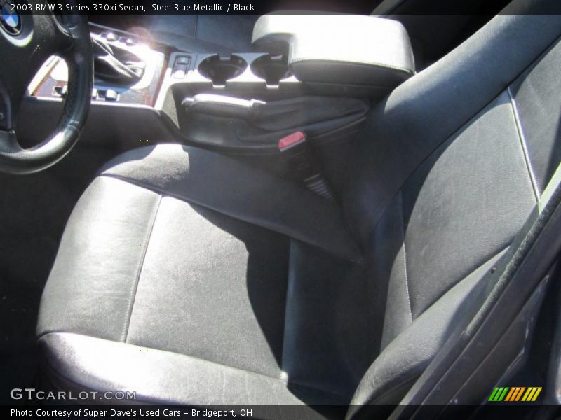 Steel Blue Metallic / Black 2003 BMW 3 Series 330xi Sedan