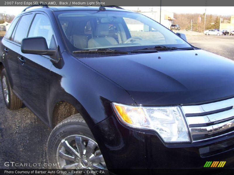 Black / Medium Light Stone 2007 Ford Edge SEL Plus AWD