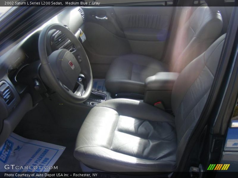 Medium Blue / Gray 2002 Saturn L Series L200 Sedan