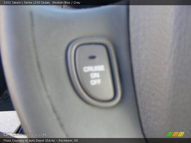 Medium Blue / Gray 2002 Saturn L Series L200 Sedan