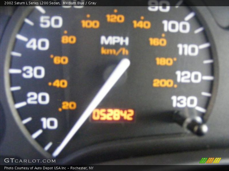 Medium Blue / Gray 2002 Saturn L Series L200 Sedan