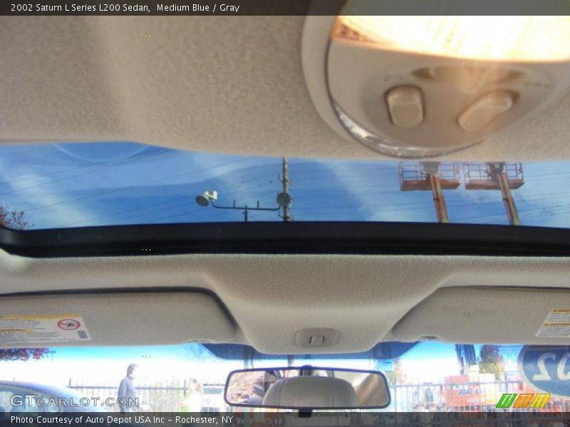 Medium Blue / Gray 2002 Saturn L Series L200 Sedan
