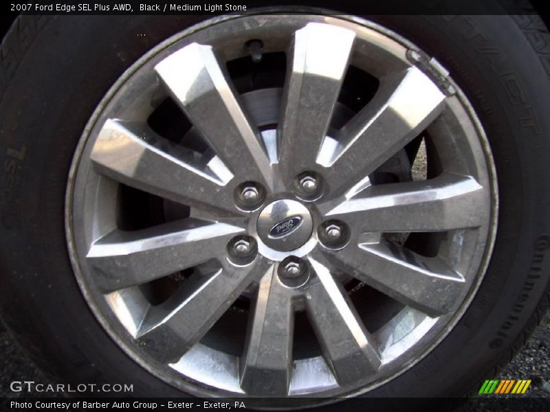Black / Medium Light Stone 2007 Ford Edge SEL Plus AWD