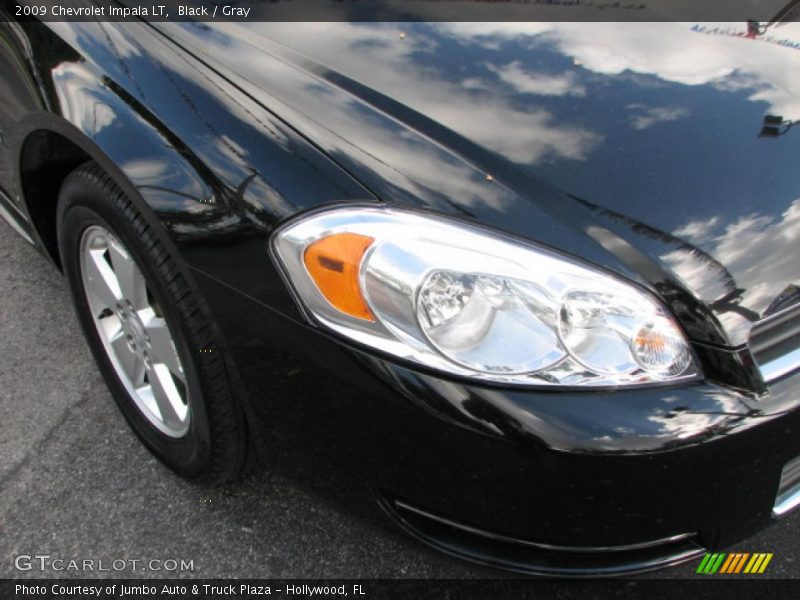 Black / Gray 2009 Chevrolet Impala LT