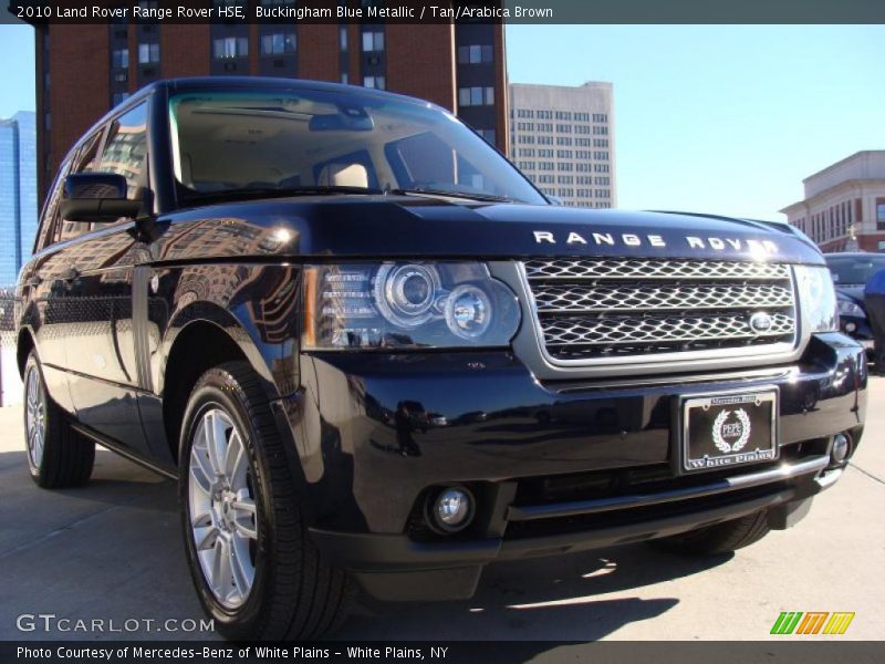 Buckingham Blue Metallic / Tan/Arabica Brown 2010 Land Rover Range Rover HSE