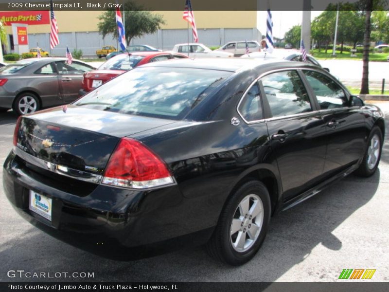 Black / Gray 2009 Chevrolet Impala LT