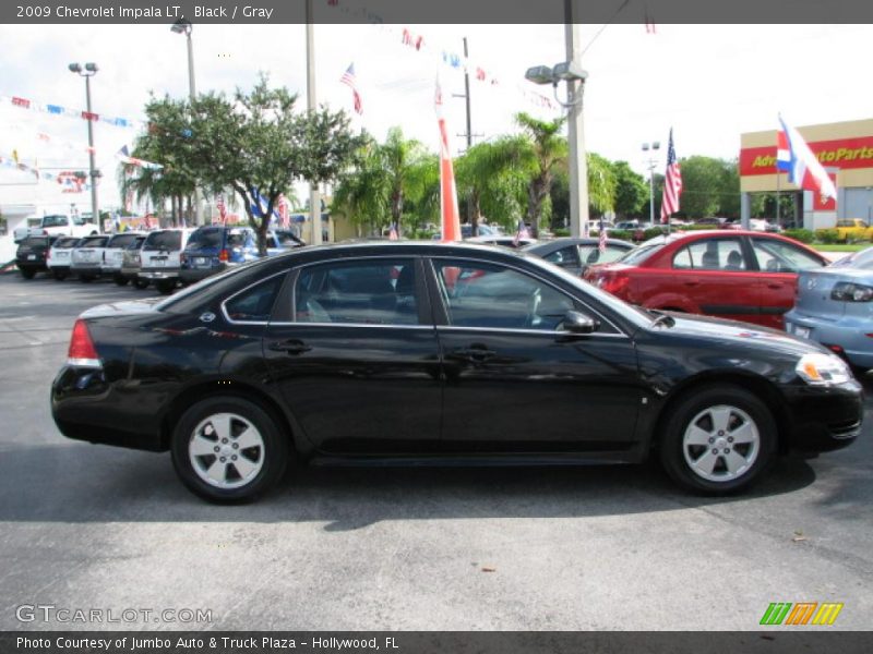 Black / Gray 2009 Chevrolet Impala LT