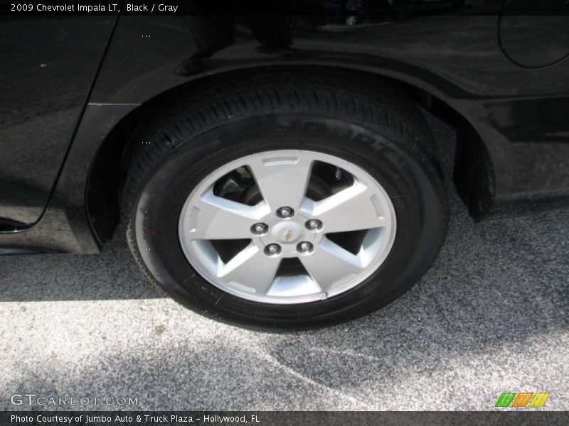 Black / Gray 2009 Chevrolet Impala LT