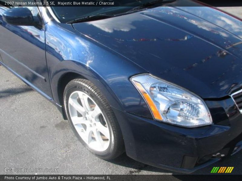 Majestic Blue Metallic / Charcoal 2007 Nissan Maxima 3.5 SE