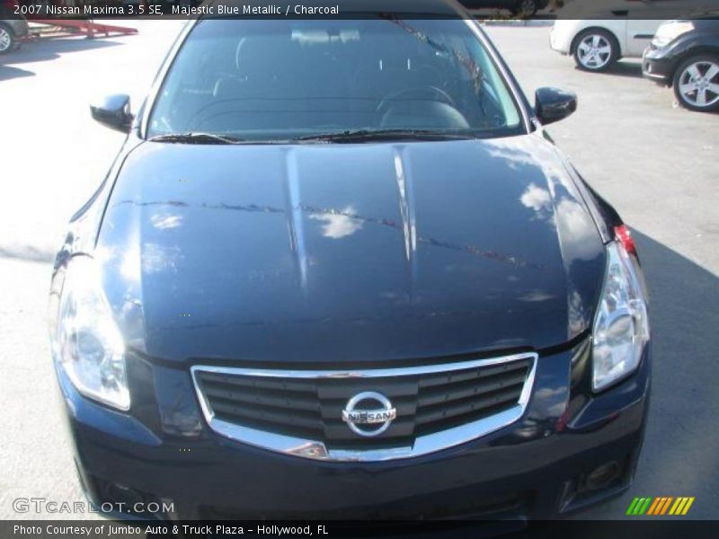 Majestic Blue Metallic / Charcoal 2007 Nissan Maxima 3.5 SE