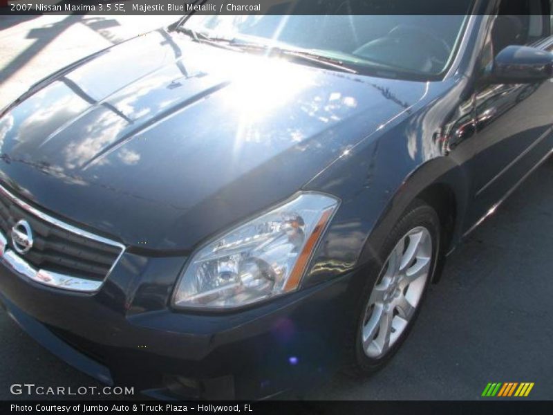 Majestic Blue Metallic / Charcoal 2007 Nissan Maxima 3.5 SE