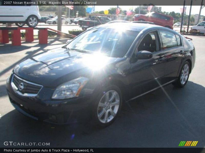 Majestic Blue Metallic / Charcoal 2007 Nissan Maxima 3.5 SE