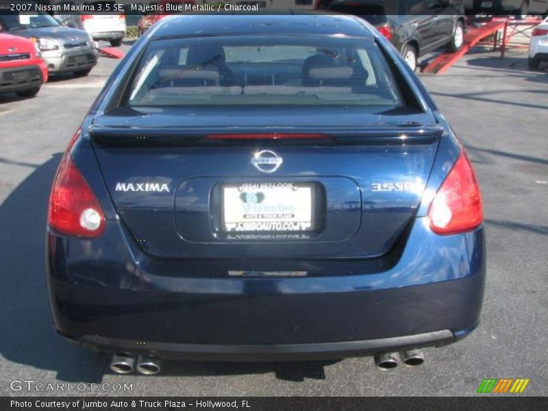 Majestic Blue Metallic / Charcoal 2007 Nissan Maxima 3.5 SE