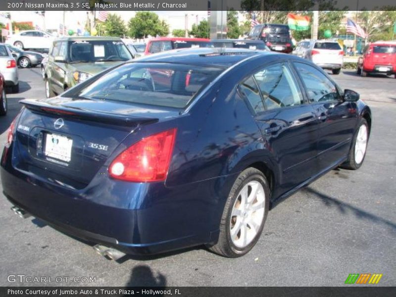 Majestic Blue Metallic / Charcoal 2007 Nissan Maxima 3.5 SE