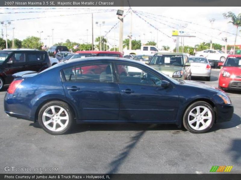 Majestic Blue Metallic / Charcoal 2007 Nissan Maxima 3.5 SE
