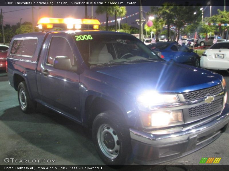 Superior Blue Metallic / Medium Pewter 2006 Chevrolet Colorado Regular Cab
