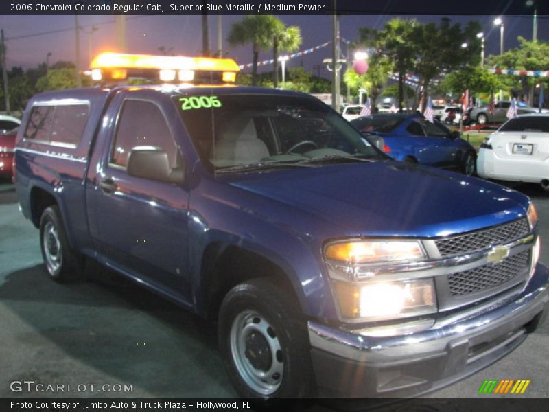 Superior Blue Metallic / Medium Pewter 2006 Chevrolet Colorado Regular Cab