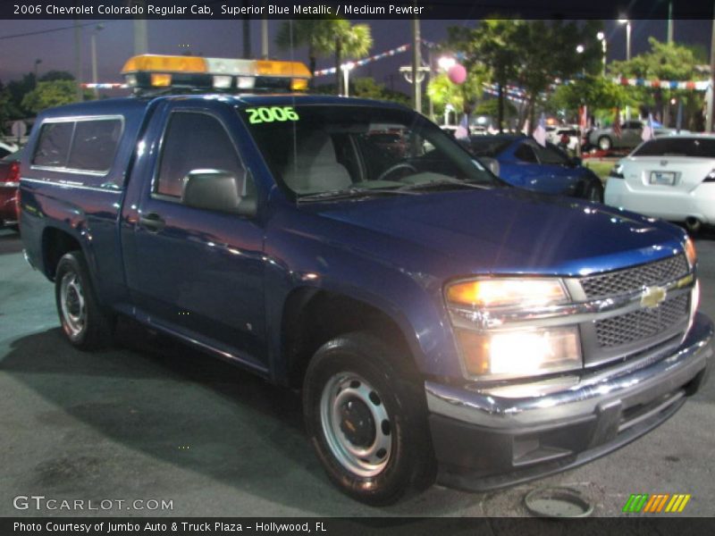 Superior Blue Metallic / Medium Pewter 2006 Chevrolet Colorado Regular Cab