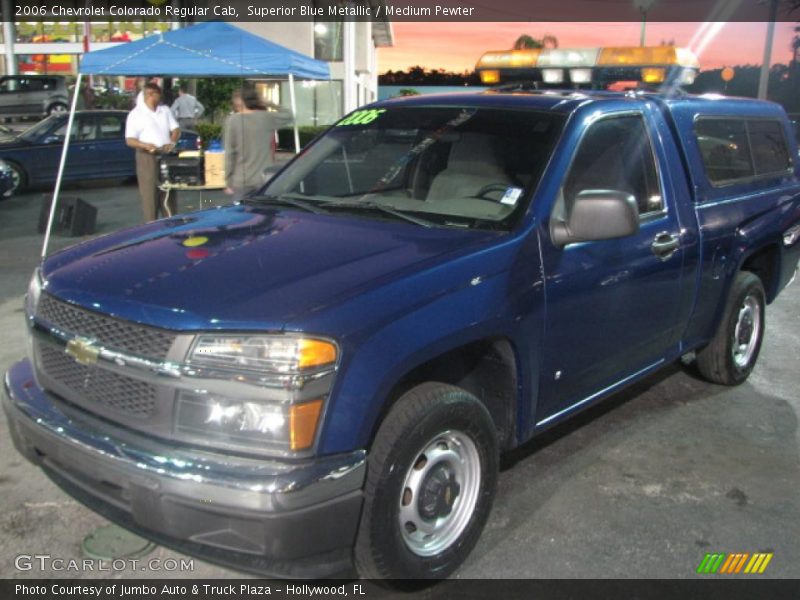 Superior Blue Metallic / Medium Pewter 2006 Chevrolet Colorado Regular Cab
