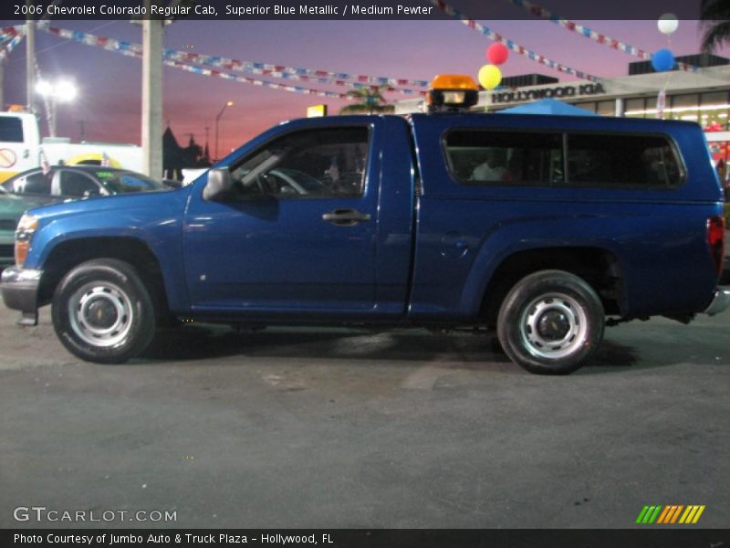 Superior Blue Metallic / Medium Pewter 2006 Chevrolet Colorado Regular Cab