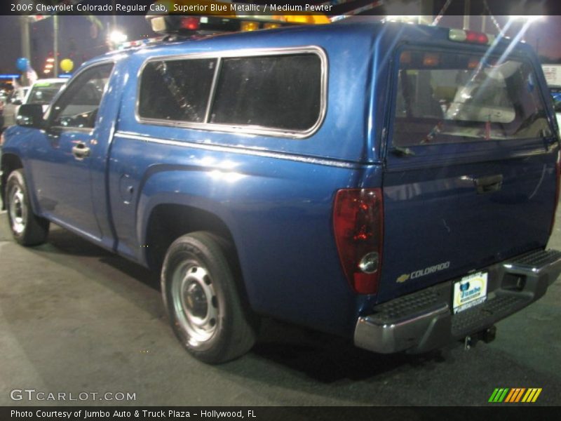 Superior Blue Metallic / Medium Pewter 2006 Chevrolet Colorado Regular Cab