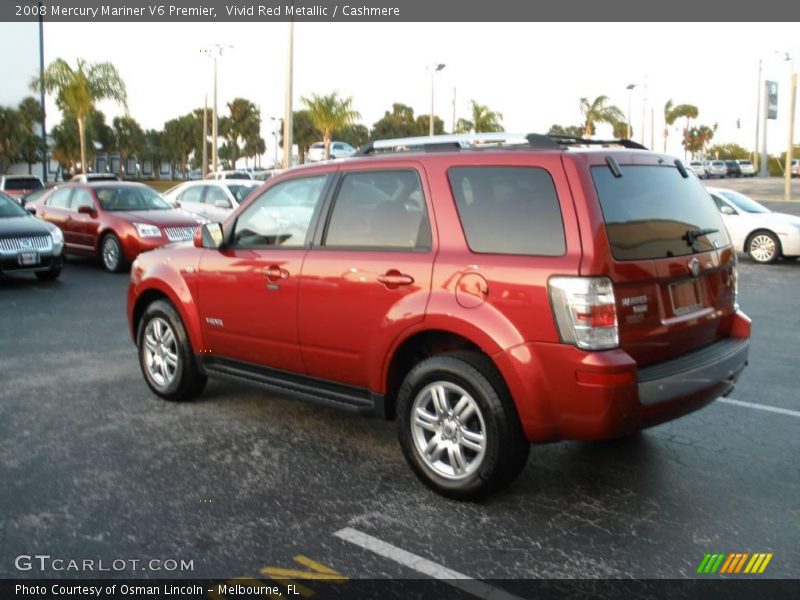 Vivid Red Metallic / Cashmere 2008 Mercury Mariner V6 Premier