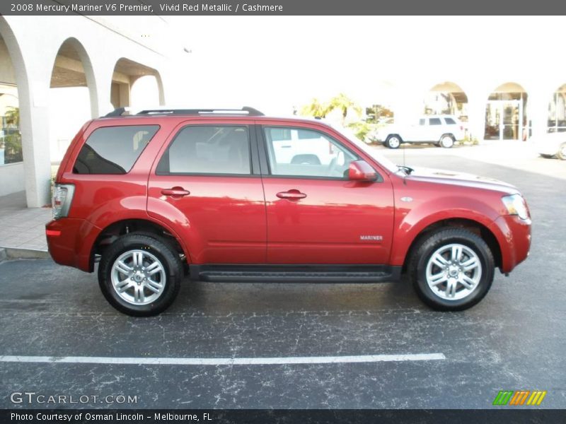 Vivid Red Metallic / Cashmere 2008 Mercury Mariner V6 Premier