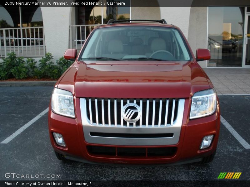 Vivid Red Metallic / Cashmere 2008 Mercury Mariner V6 Premier