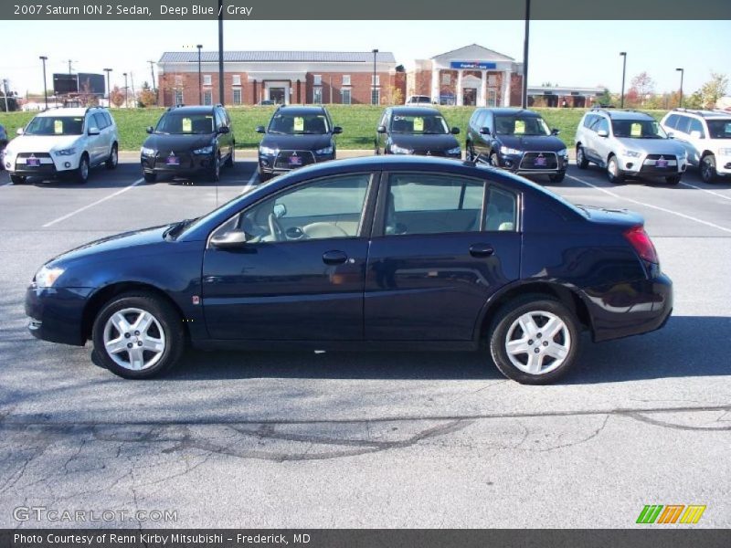 Deep Blue / Gray 2007 Saturn ION 2 Sedan
