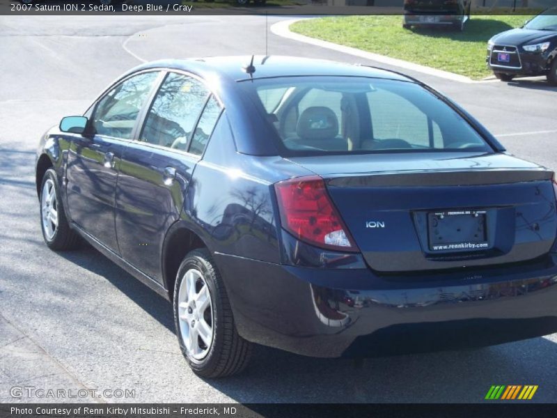 Deep Blue / Gray 2007 Saturn ION 2 Sedan