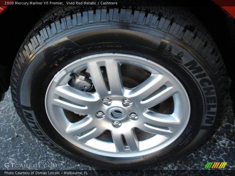 Vivid Red Metallic / Cashmere 2008 Mercury Mariner V6 Premier