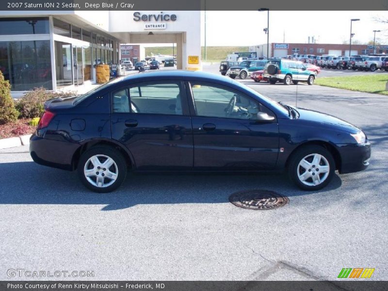 Deep Blue / Gray 2007 Saturn ION 2 Sedan