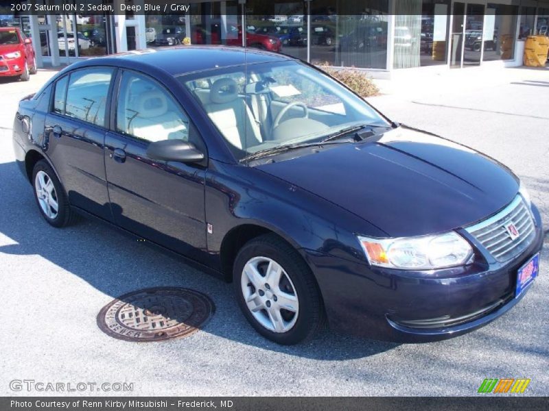 Deep Blue / Gray 2007 Saturn ION 2 Sedan
