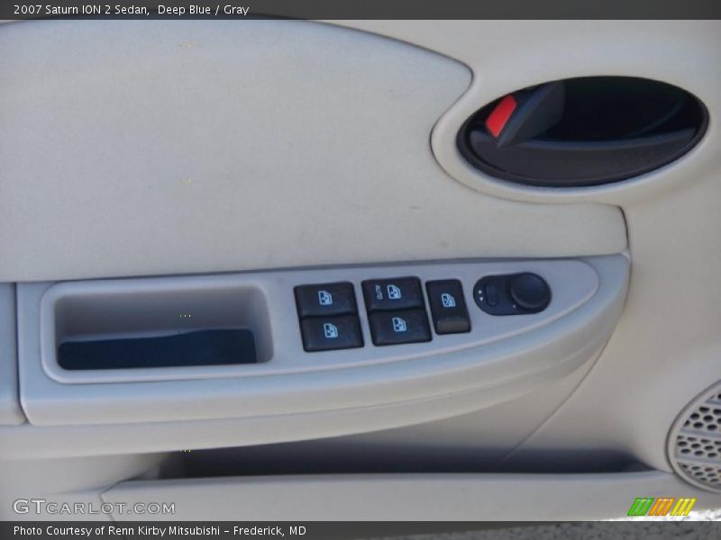 Deep Blue / Gray 2007 Saturn ION 2 Sedan