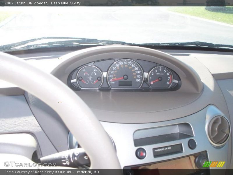 Deep Blue / Gray 2007 Saturn ION 2 Sedan