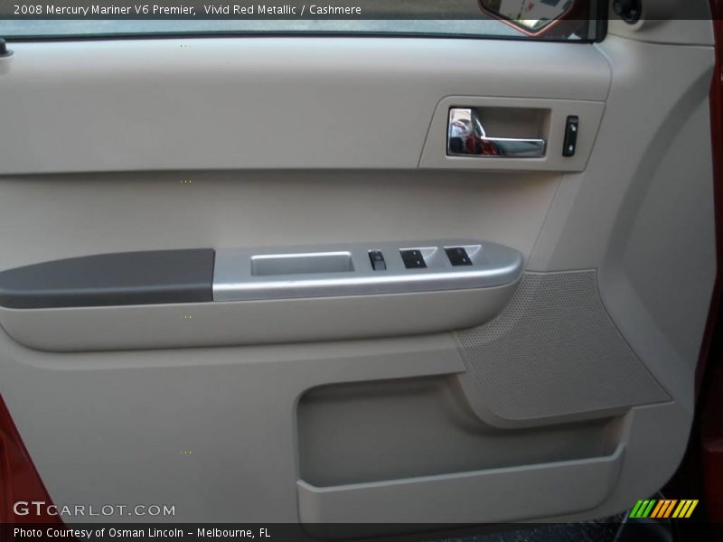 Vivid Red Metallic / Cashmere 2008 Mercury Mariner V6 Premier