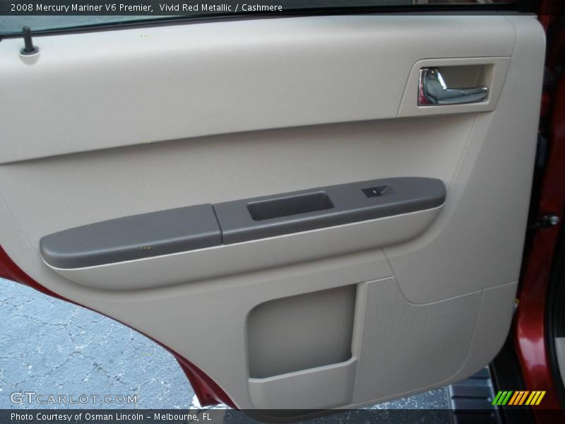Vivid Red Metallic / Cashmere 2008 Mercury Mariner V6 Premier