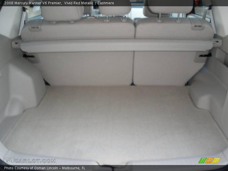 Vivid Red Metallic / Cashmere 2008 Mercury Mariner V6 Premier
