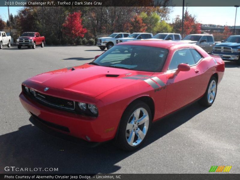 TorRed / Dark Slate Gray 2010 Dodge Challenger R/T