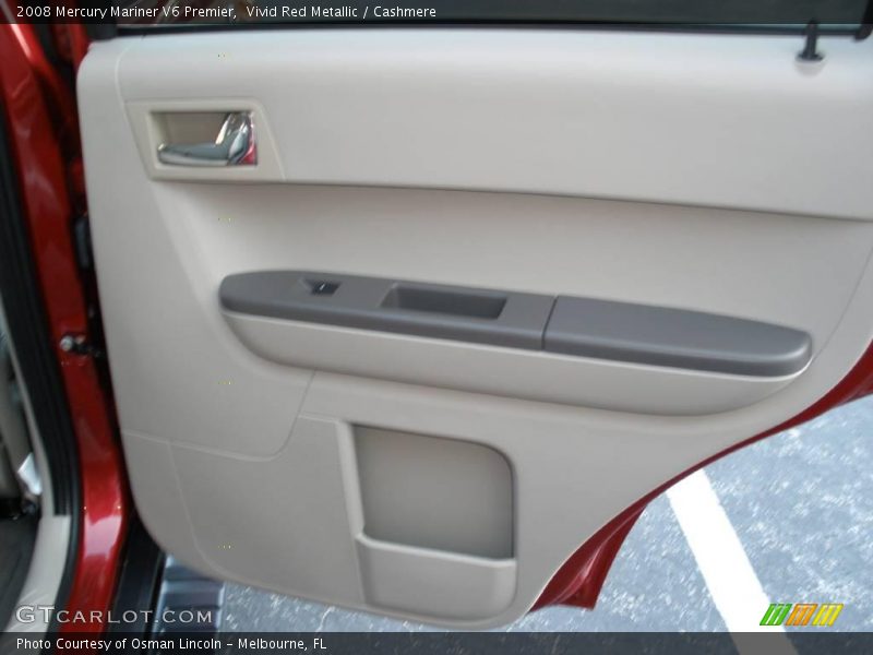 Vivid Red Metallic / Cashmere 2008 Mercury Mariner V6 Premier