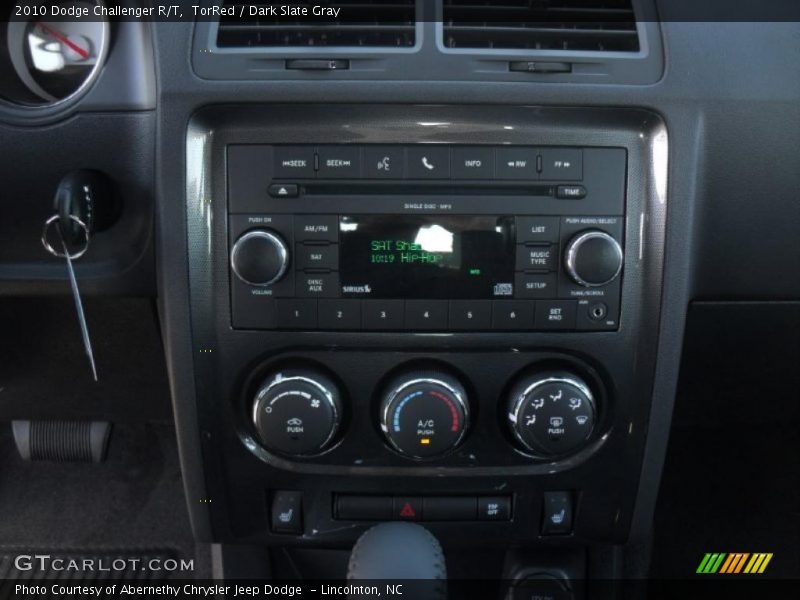 Controls of 2010 Challenger R/T
