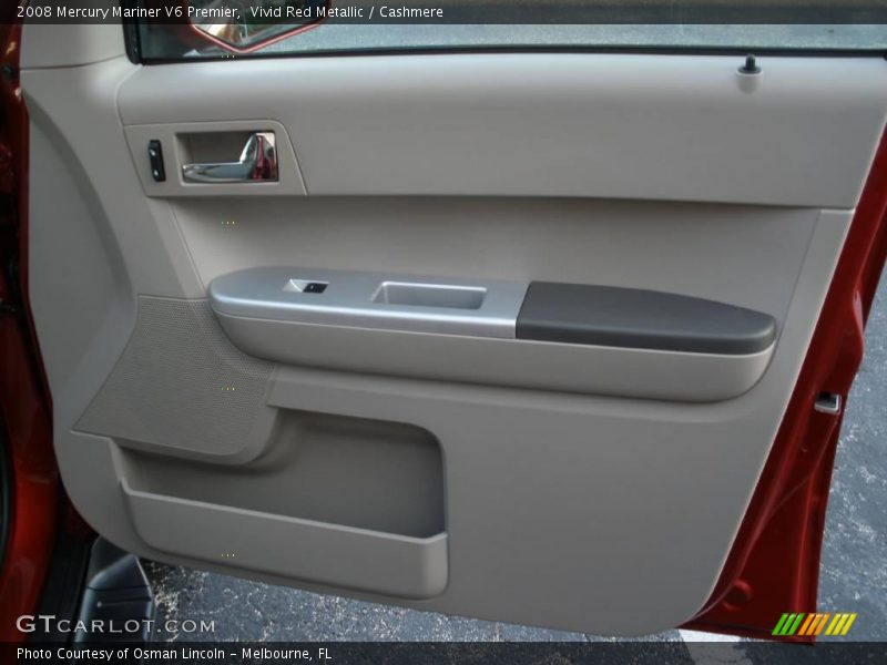 Vivid Red Metallic / Cashmere 2008 Mercury Mariner V6 Premier