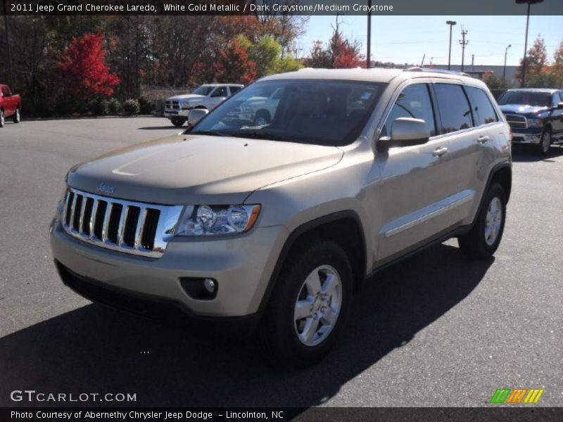 White Gold Metallic / Dark Graystone/Medium Graystone 2011 Jeep Grand Cherokee Laredo