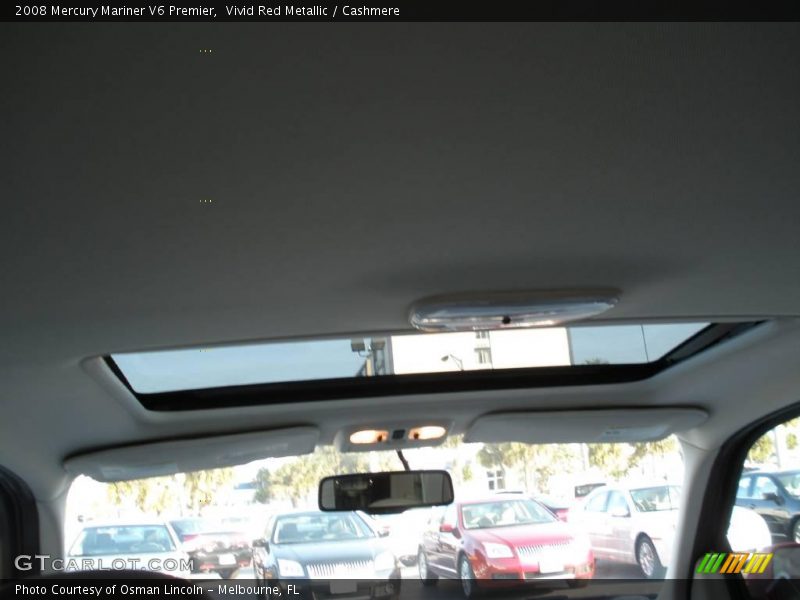 Vivid Red Metallic / Cashmere 2008 Mercury Mariner V6 Premier