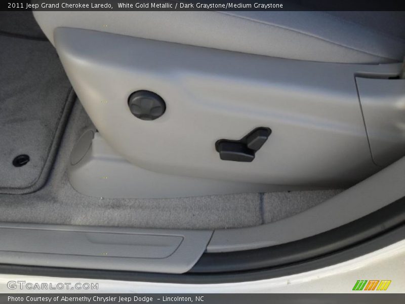 White Gold Metallic / Dark Graystone/Medium Graystone 2011 Jeep Grand Cherokee Laredo
