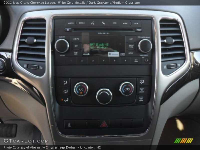 White Gold Metallic / Dark Graystone/Medium Graystone 2011 Jeep Grand Cherokee Laredo