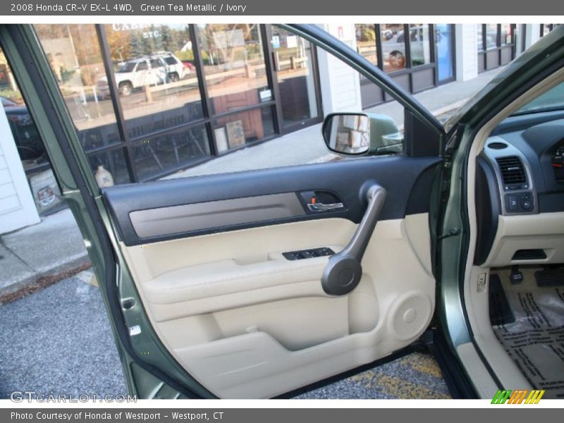 Green Tea Metallic / Ivory 2008 Honda CR-V EX-L 4WD